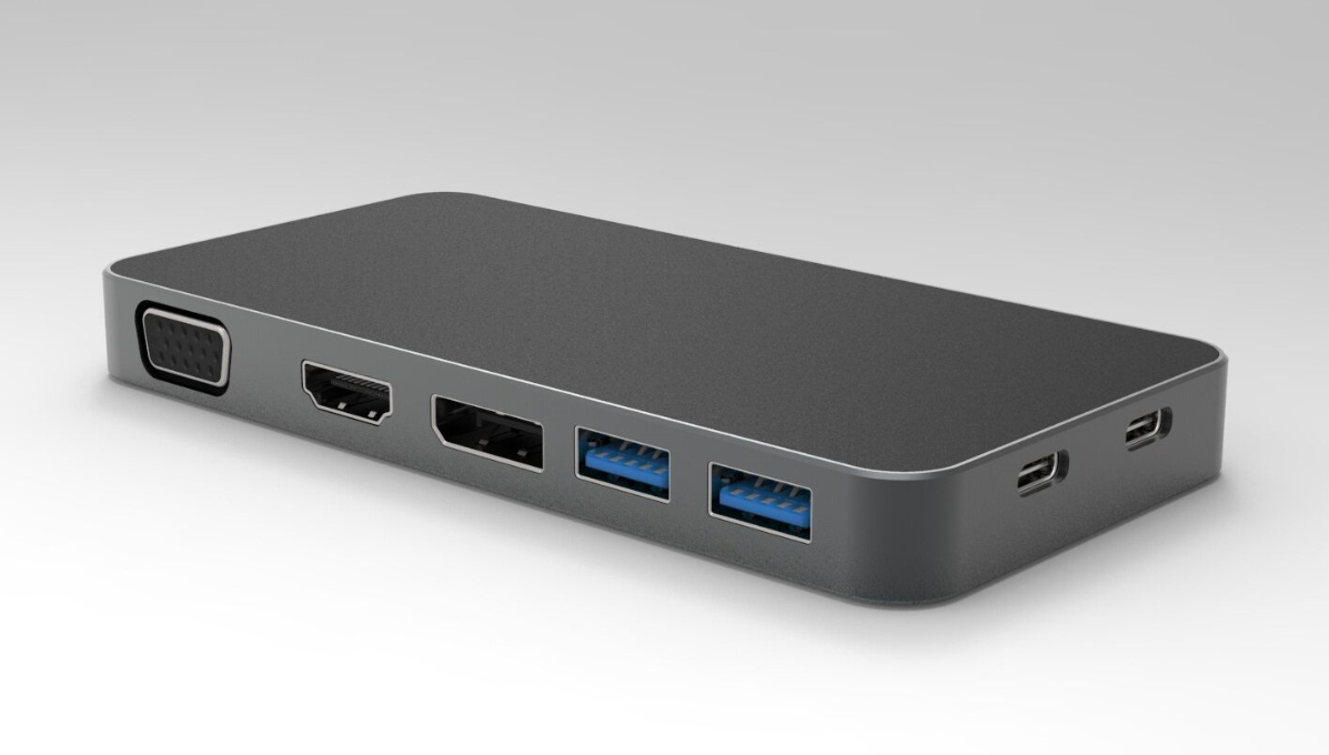 Microconnect USB3.1CCOM12 laptop dock/port replicator Wired USB 3.2 Gen 1 (3.1 Gen 1) Type-C Black