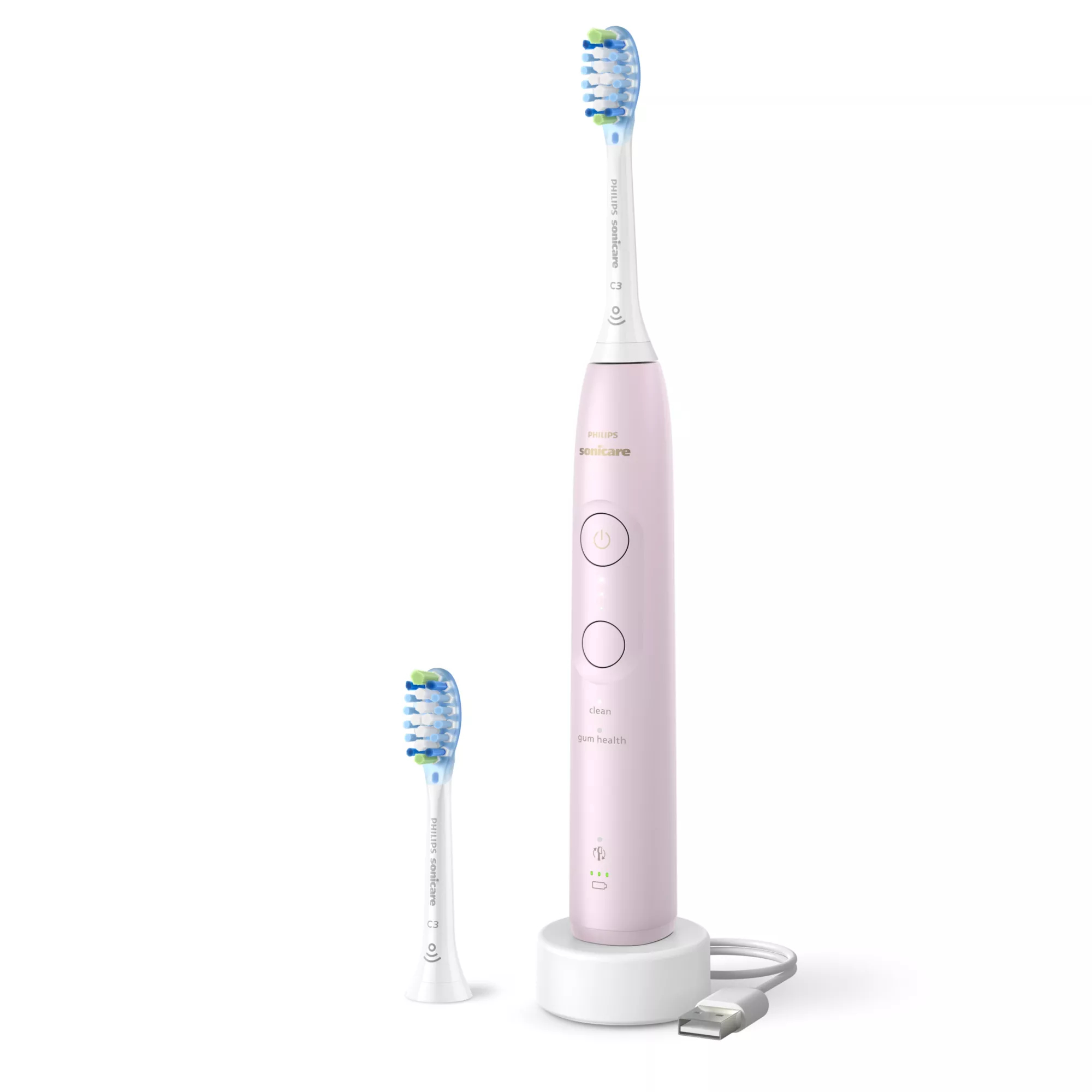 Philips HX7132/02 electric toothbrush Adult Sonic toothbrush Light pink