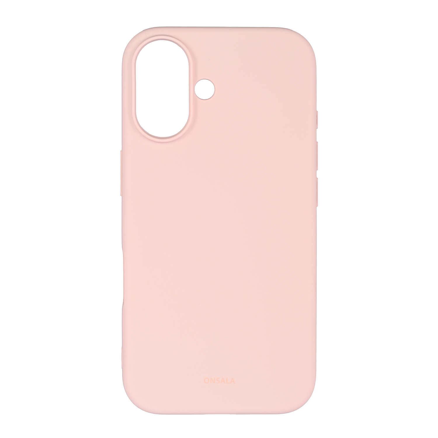 Onsala Phone Case with Silicone Feel Chalk Pink - iPhone 16 – image 1