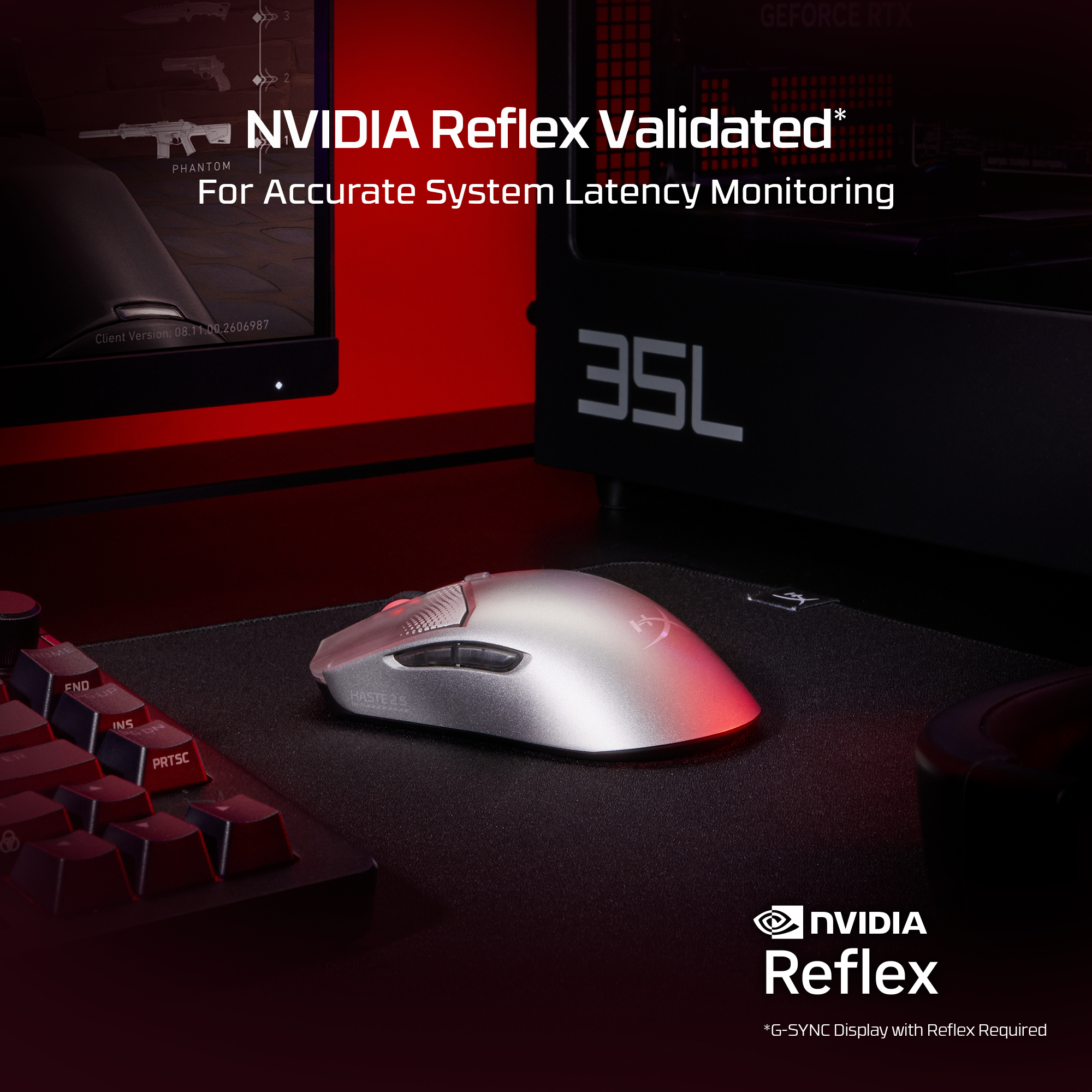 HyperX Pulsefire Haste 2 S Wireless Silver Gaming Mouse – image 3