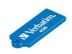Verbatim Micro USB Drive 4GB - Caribbean Blue – image 1