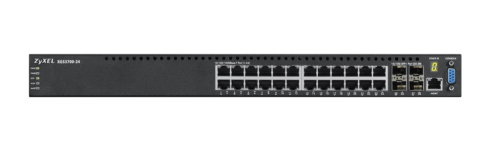 Zyxel XGS3700-24 Managed L2+ Gigabit Ethernet (10/100/1000) Black – image 3