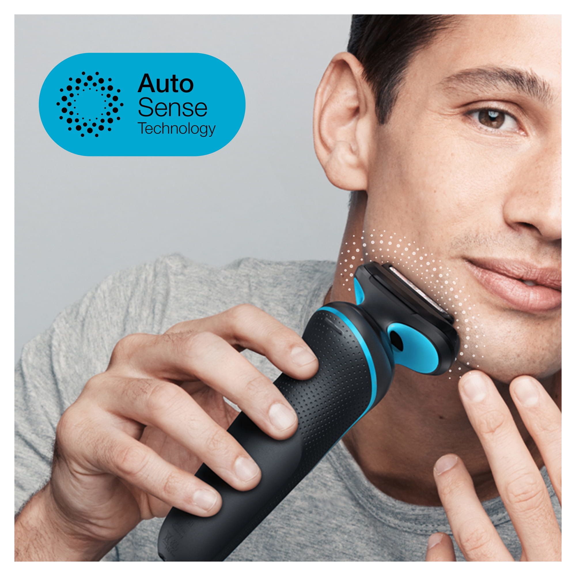 Braun Series 5 51-M1200s men's shaver Foil shaver Trimmer Black, Blue – image 6