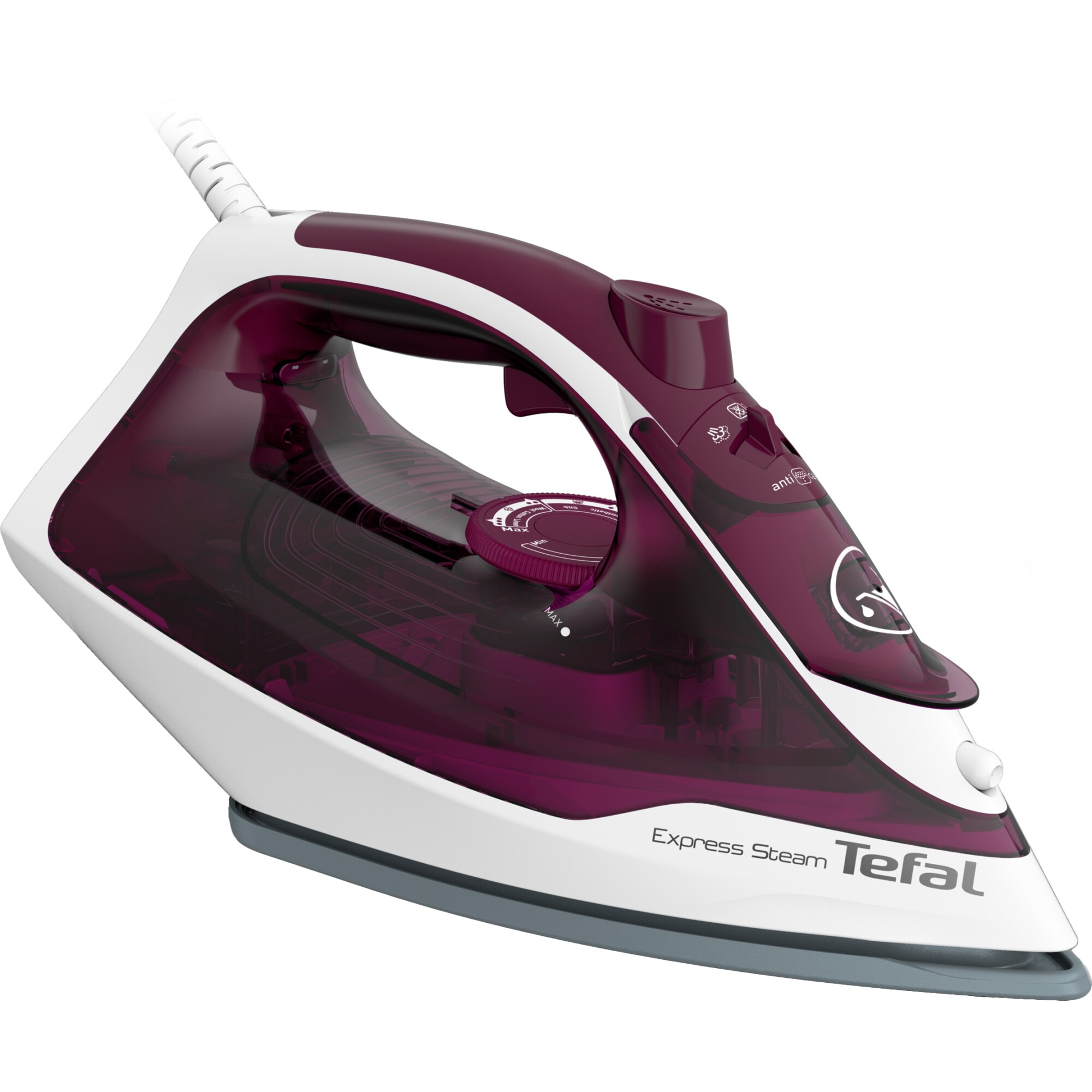 Tefal Express Steam FV2835E0 iron Dry & Steam iron Cerilium soleplate – image 1