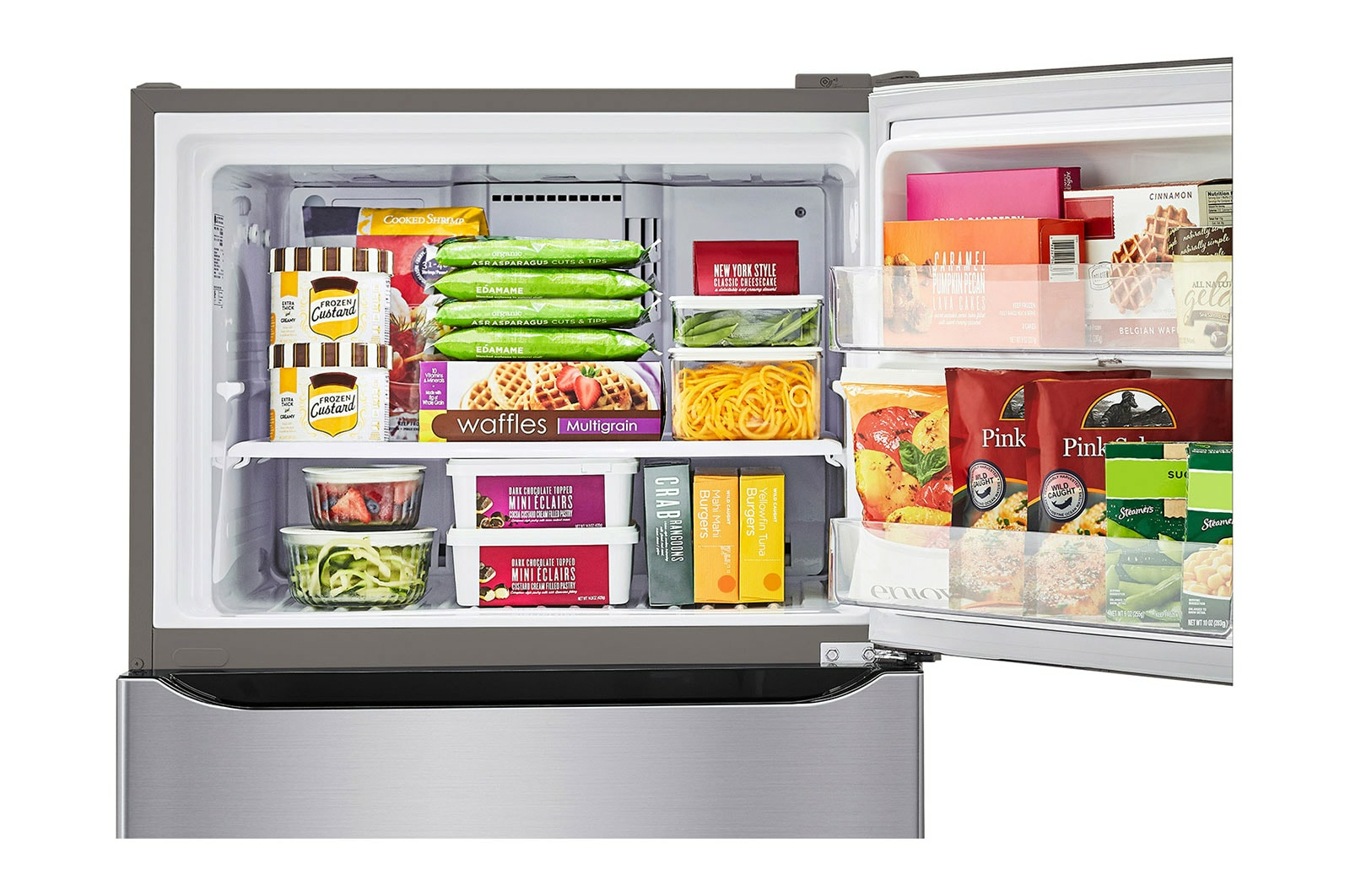 LG LT57BPSX fridge-freezer Freestanding Stainless steel – image 9