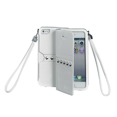 Celly GLAGESIP504 mobile phone case Folio White
