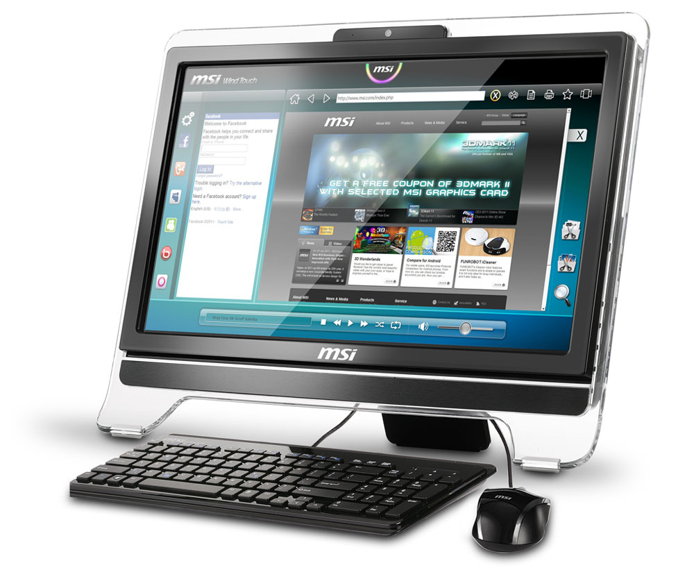 MSI AE2050-008US All-in-One PC/workstation E-350