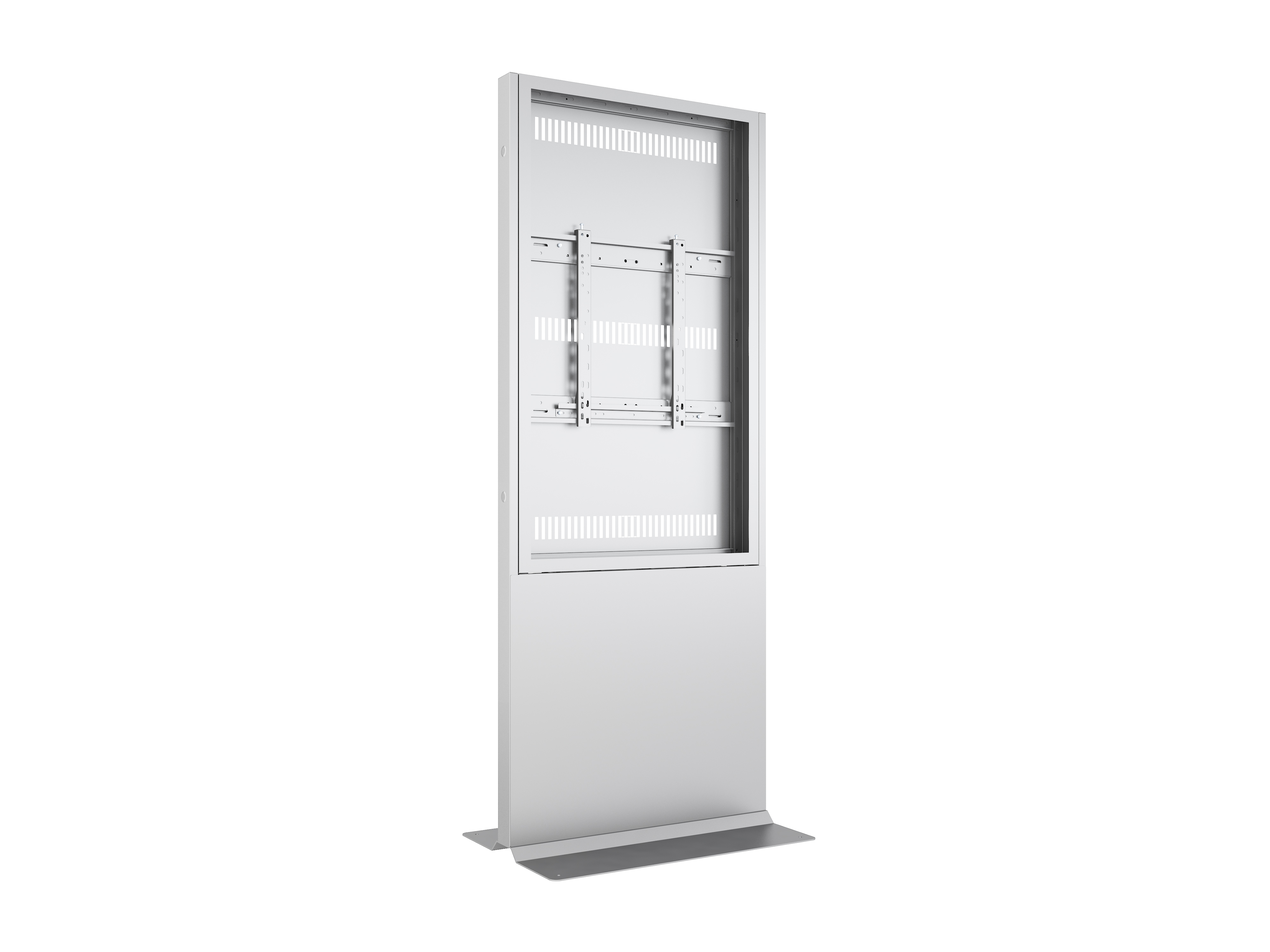 حاوية قاعدة أرضية M Pro Series 55" بتصميم عمودي، أبيض