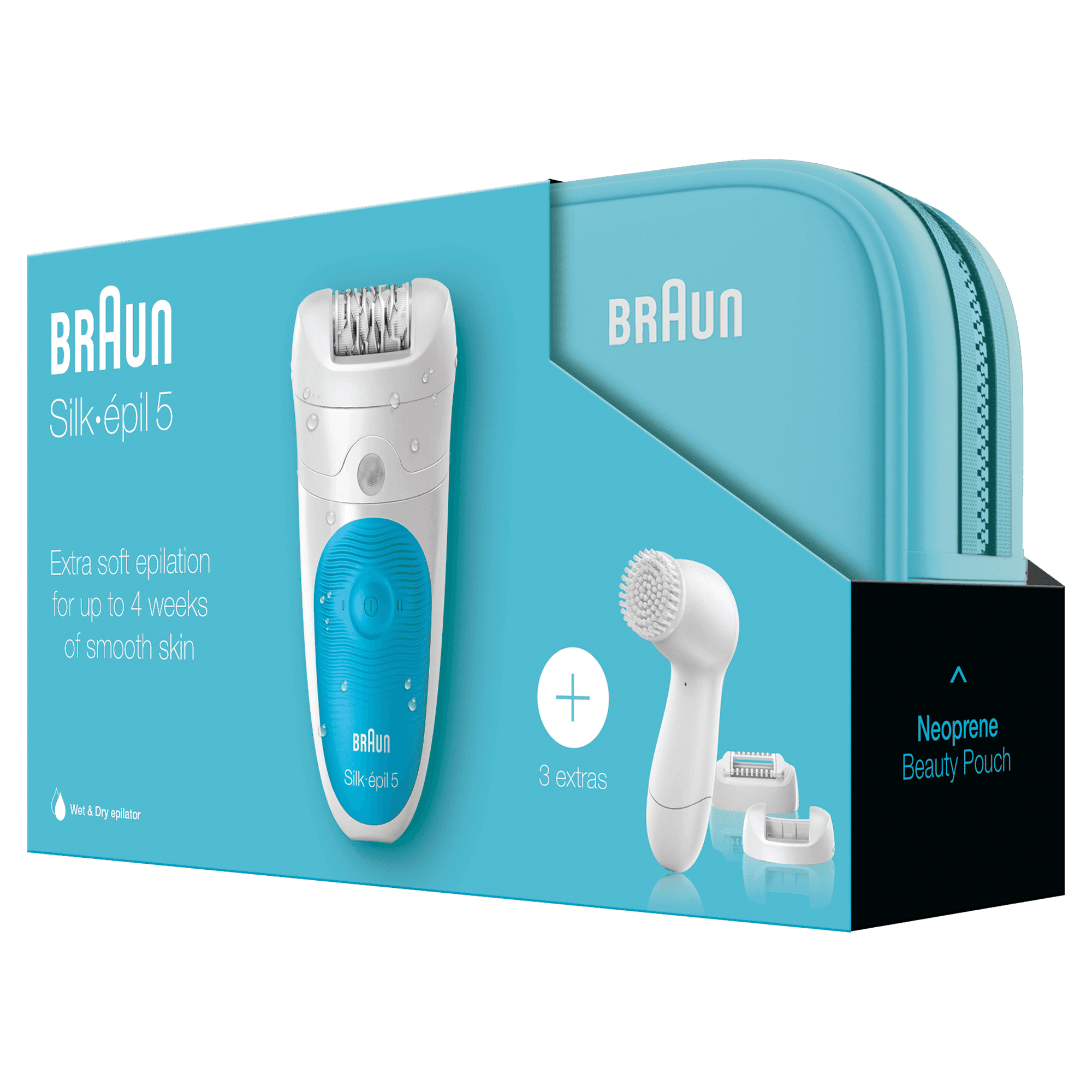Braun Silk-épil 5 81677773 epilator 28 tweezers White, Blue – image 3