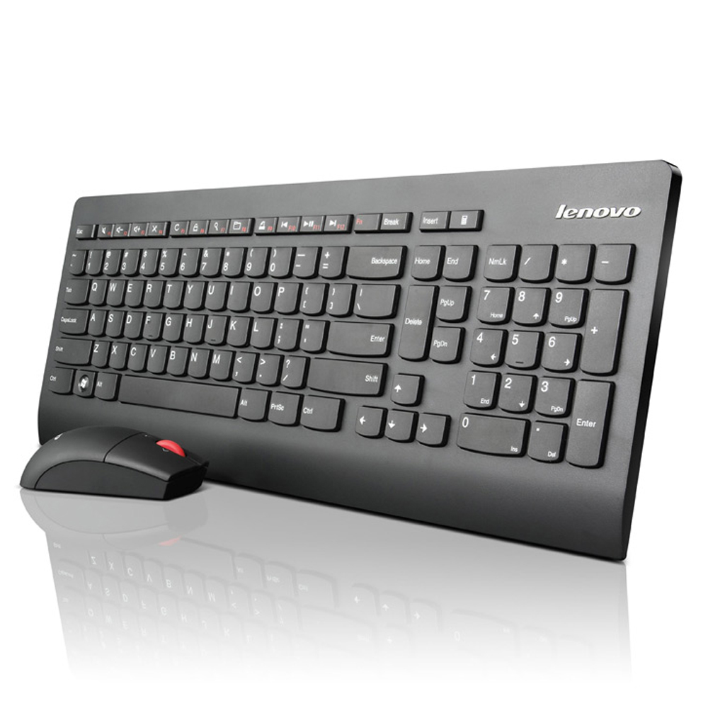 Lenovo 03X8227 keyboard Mouse included Universal RF Wireless Portuguese Black – image 3