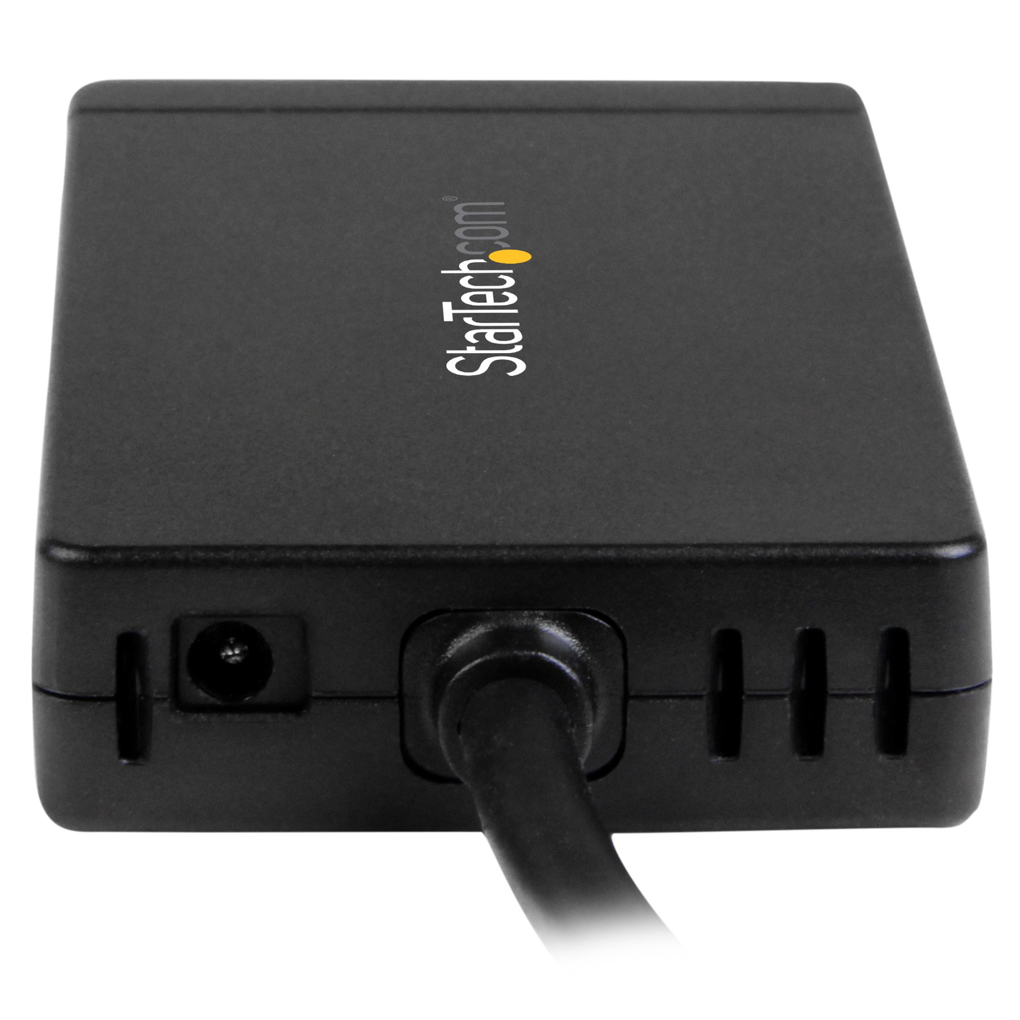 StarTech.com 3-Port USB-C Hub with Gigabit Ethernet - USB-C to 3x USB-A - USB 3.0 (5Gbps) - Includes Power Adapter - TAA – image 5