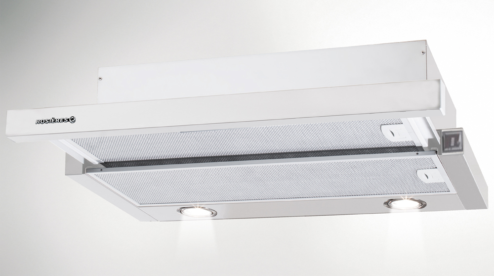 Rosieres RHT6300LRB cooker hood Semi built-in (pull out) White 324 m³/h