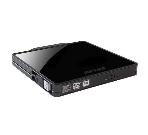 Buffalo MediaStation optical disc drive CD±R/RW Black – image 1