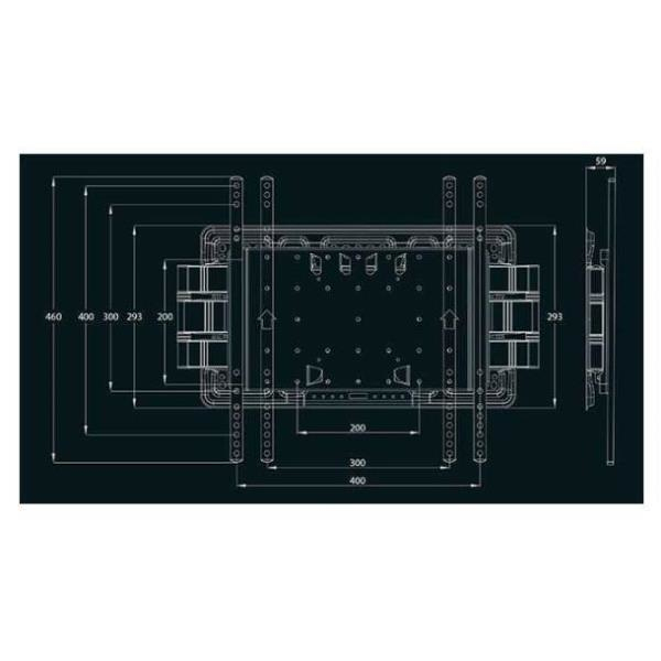 Nilox MB9697 TV mount/stand 2.13 m (84") Black – image 2