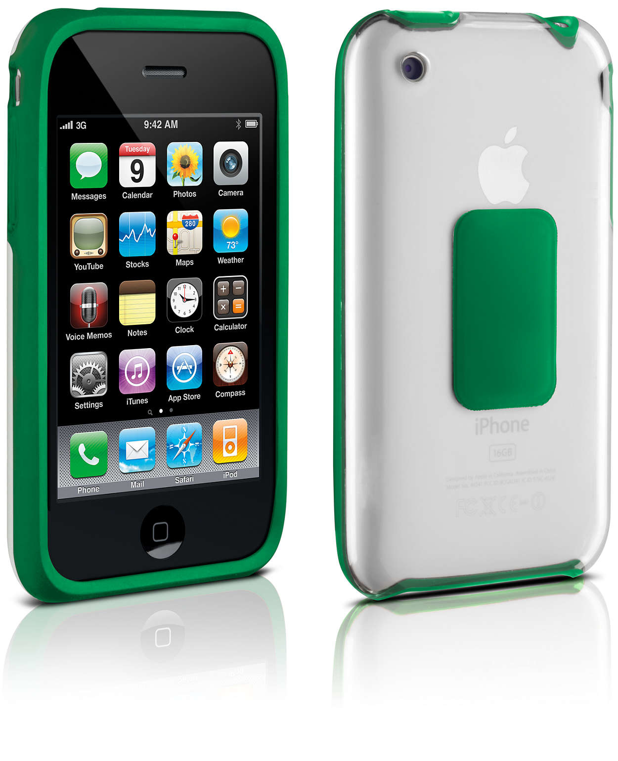 Philips DLM69142/17 mobile phone case Cover Green, Transparent – image 1