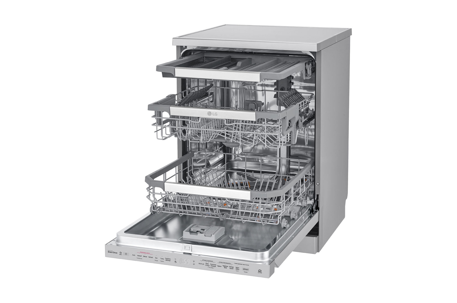 LG DF415HSS dishwasher Semi built-in 14 place settings – image 6