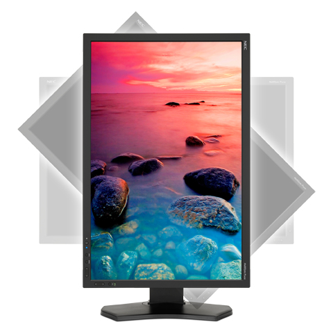 NEC P242W-BK computer monitor – image 7
