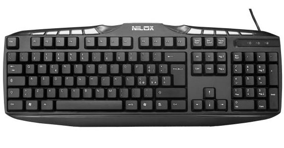 Nilox KT30M keyboard Home USB QWERTY Italian Black