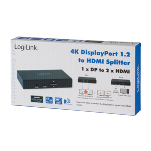 LogiLink CV0093 video splitter DisplayPort 2x HDMI – image 3