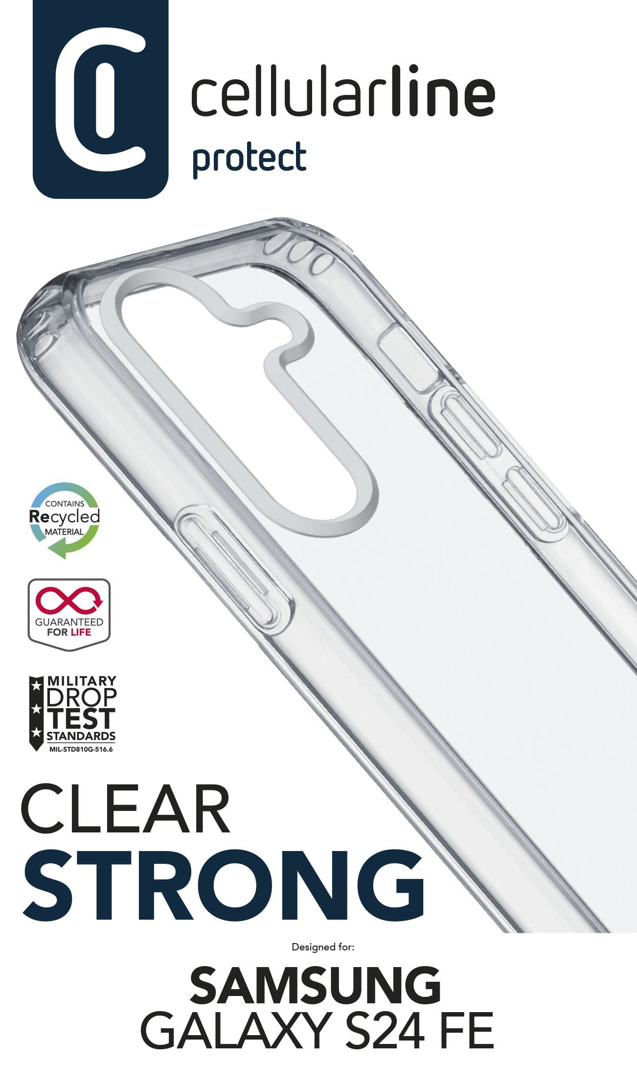 Cellularline Clear Strong - Galaxy S24 FE