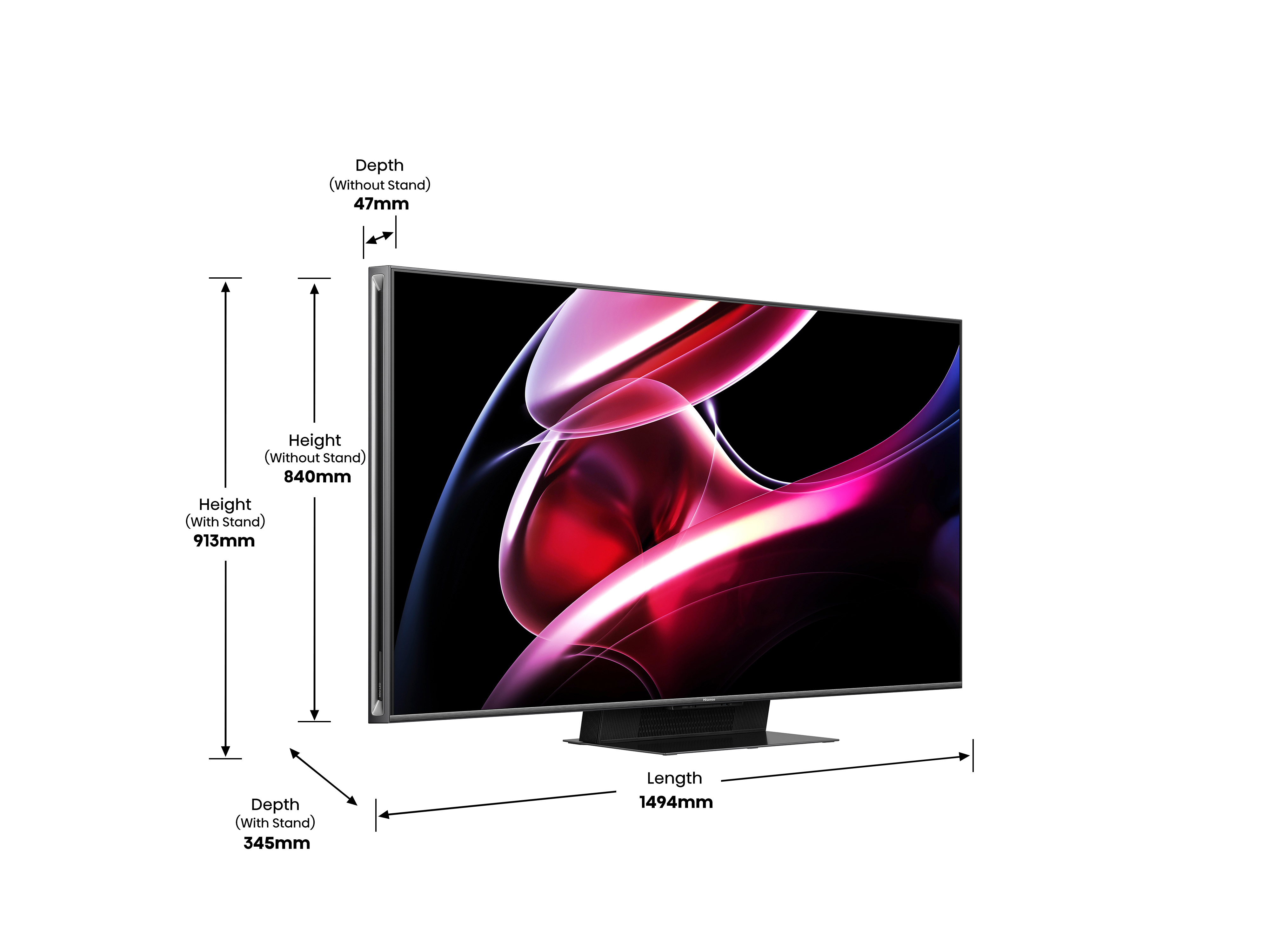 TV LED HISENSE 65UXKQ SMART TV QLED — photo 5