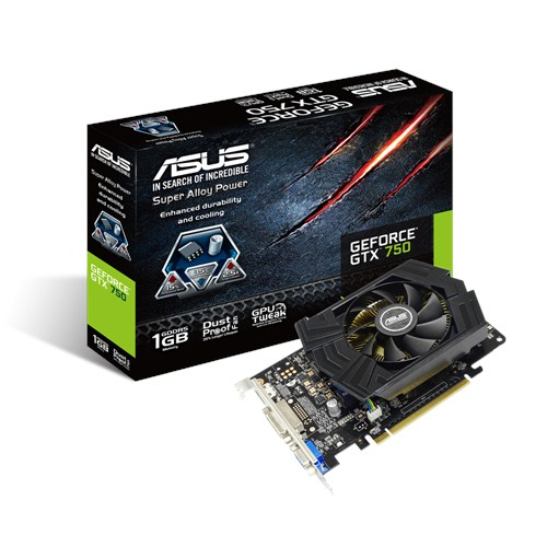 ASUS 90YV05L0-M0NA00 graphics card NVIDIA GeForce GTX 750