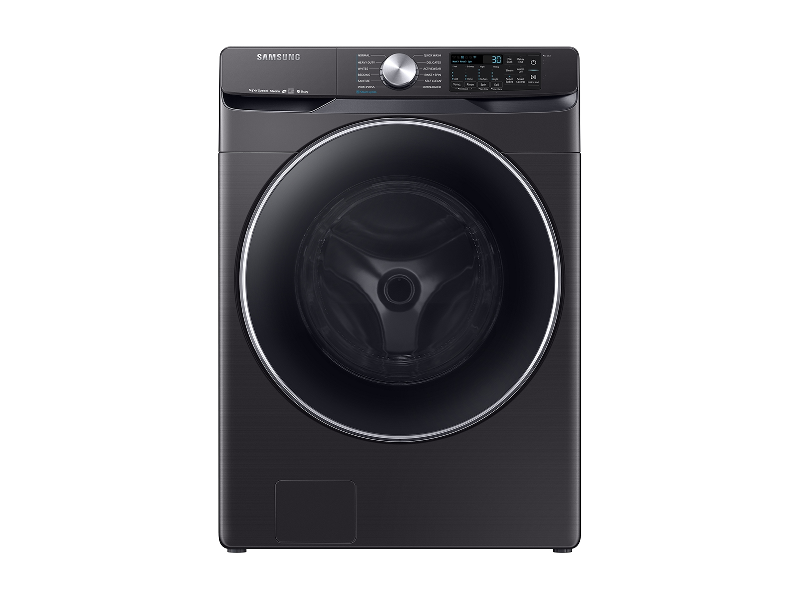 Samsung WF45R6300AV washing machine Front-load 1200 RPM Black, Stainless steel – image 1