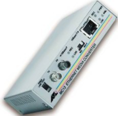 Allied Telesis 10T to 10FL (ST) Multi-Mode Media Converter