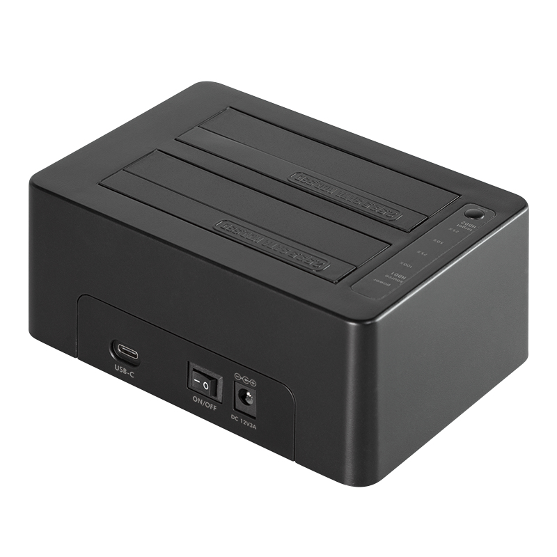 LogiLink QP0028 storage drive docking station USB 3.2 Gen 2 (3.1 Gen 2) Type-C Black – image 4