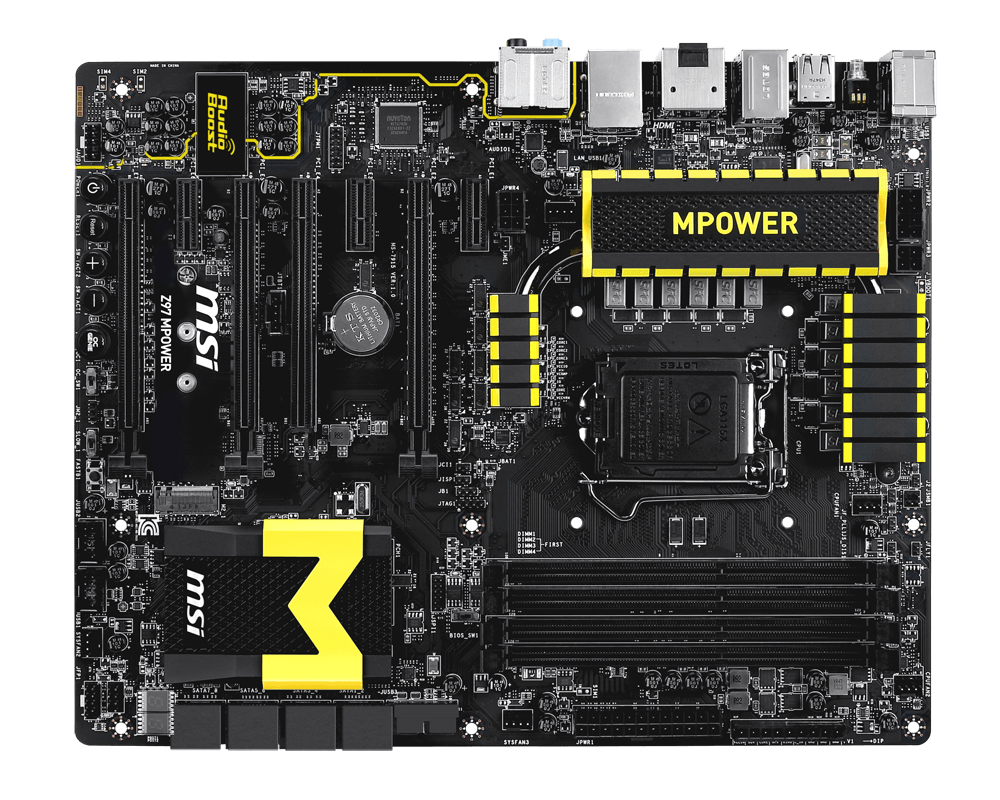 MSI Z97 MPOWER – image 1