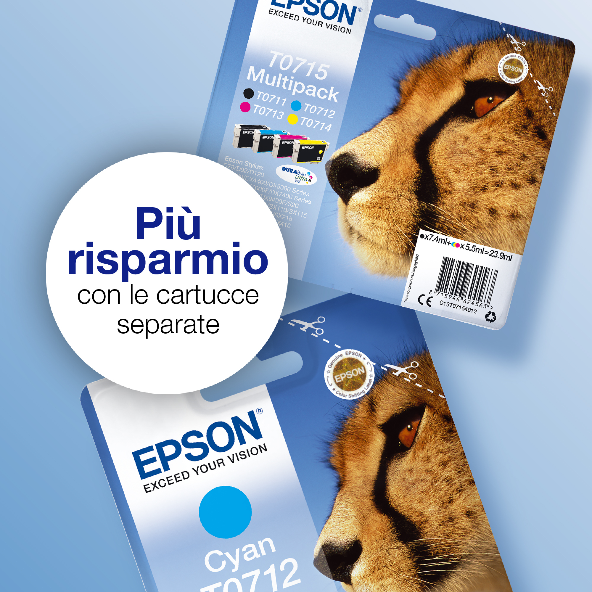 SINGLEPACK YELLOW T0714 DURABRITE ULTRA INK - Miniatura 5