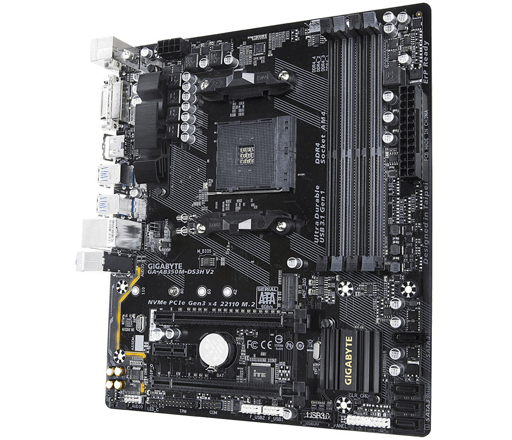 GIGABYTE GA-AB350M-DS3H V2 (rev. 1.1) – image 3
