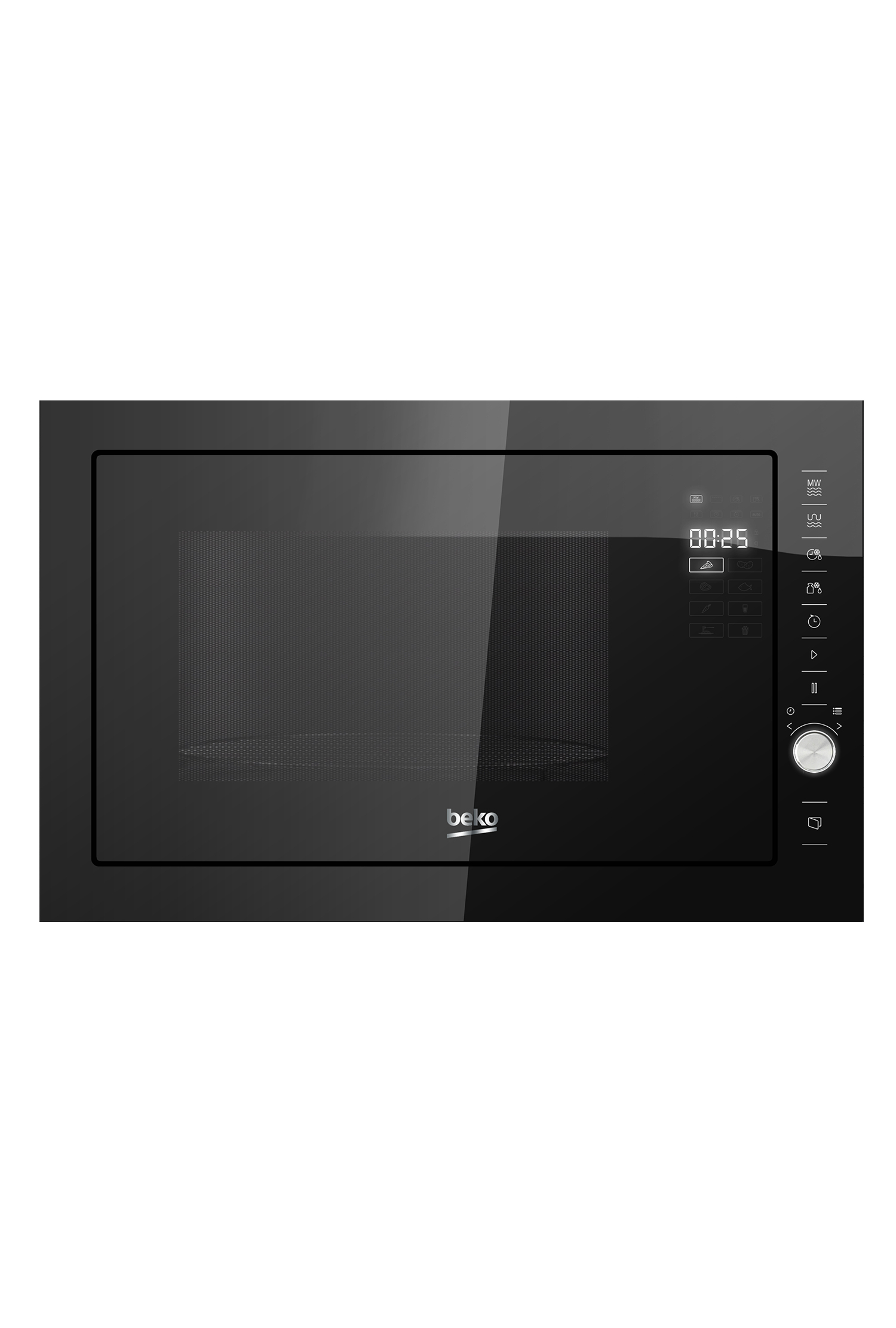 Beko 8847893200 Mikrowelle (Einbau) / 40,0 cm/Kindersicherung; Garraum: Edelstahl — vue 1 sur 1