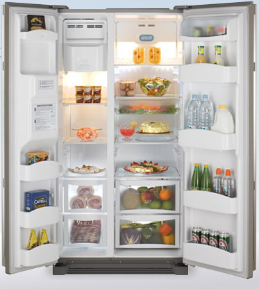 Daewoo FRN-U20DLC side-by-side refrigerator Freestanding Grey – image 2