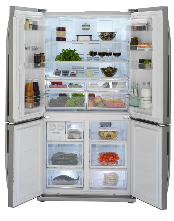 Beko GNE114610APX side-by-side refrigerator Freestanding – image 3