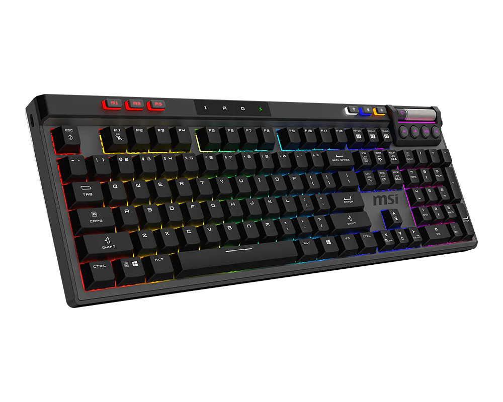 MSI STRIKE Pro Silent W Gaming DE Keyboard, wireless Mäuse & Tastaturen