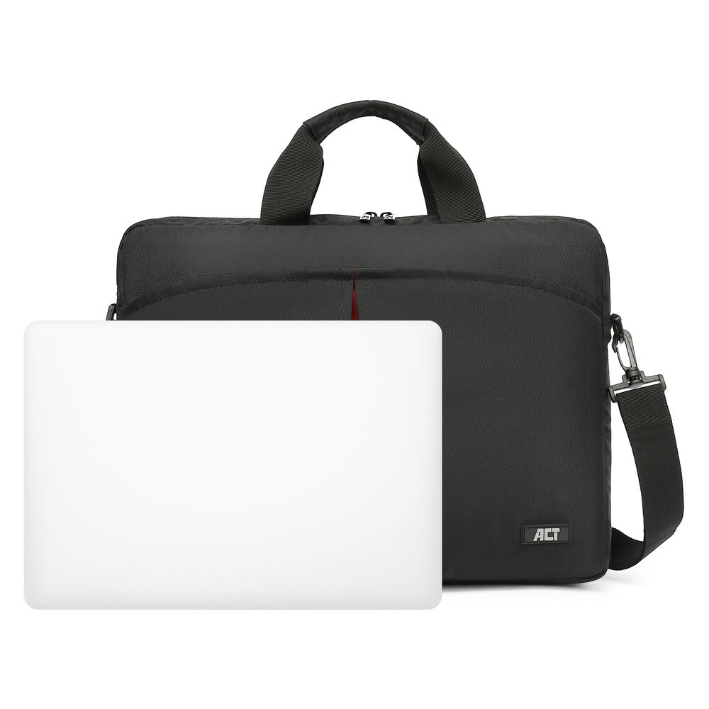 ACT City shoulder bag for laptops up to 16.1”, made from recycled plastic bottles – image 7