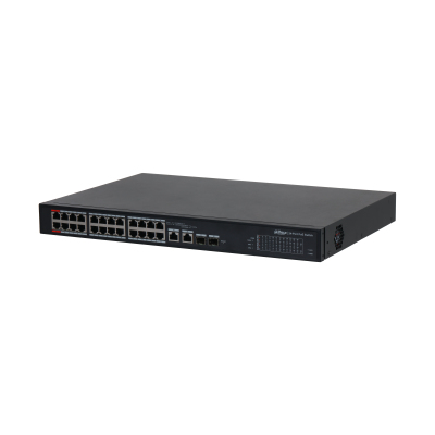 Dahua Technology DH-S4101-24ET2GF-360-C network switch Managed L2 Fast Ethernet (10/100) Power over Ethernet (PoE) Black – image 2