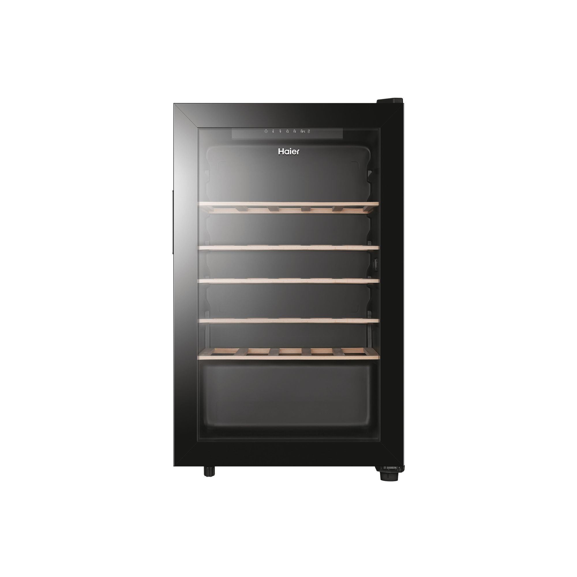 Haier Wine Bank 50 Series 3 HWS33GG Compressor wine cooler Freestanding Black 33 bottle(s)