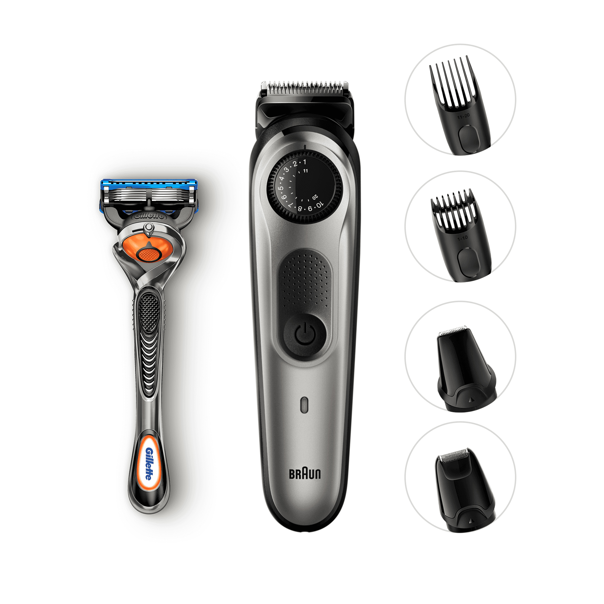 Braun BeardTrimmer BT7020, Beard Trimmer & Hair Clipper, Detail Trimmer & Mini Foil Shaver – image 6