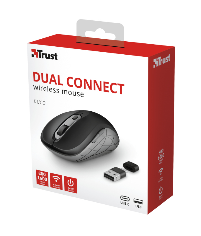 Trust Duco mouse Office Right-hand RF Wireless Optical 1600 DPI – image 7