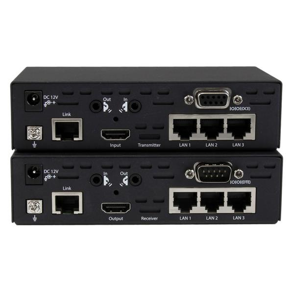 StarTech.com HDMI over CAT5 HDBaseT Extender - Power over Cable - IR - RS232 - 10/100 Ethernet - Ultra HD 4K - 330 ft (100m) – image 4