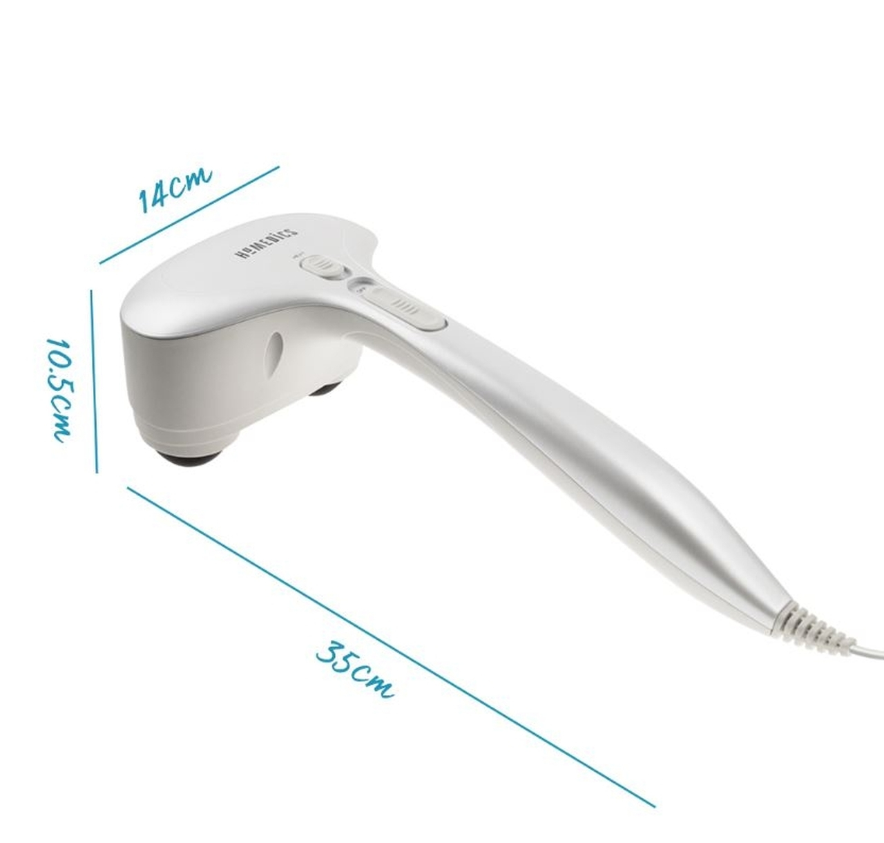 HoMedics PA-MHA massager Belt, Foot, Hand, HIPS, Legs, Neck, Shoulders, Thighs, Trapezius, Waist White – image 7
