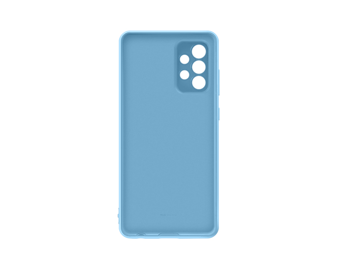 Samsung A72 Silicone Cover Blue – image 6