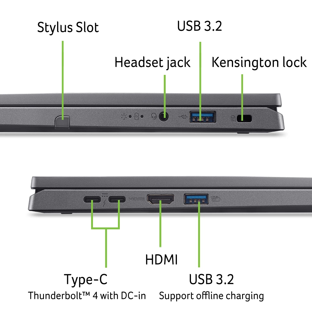 Acer Aspire Spin 14 ASP14-52MTN-73G8 Intel Core Ultra 7 155U Hybrid (2-in-1) – image 2