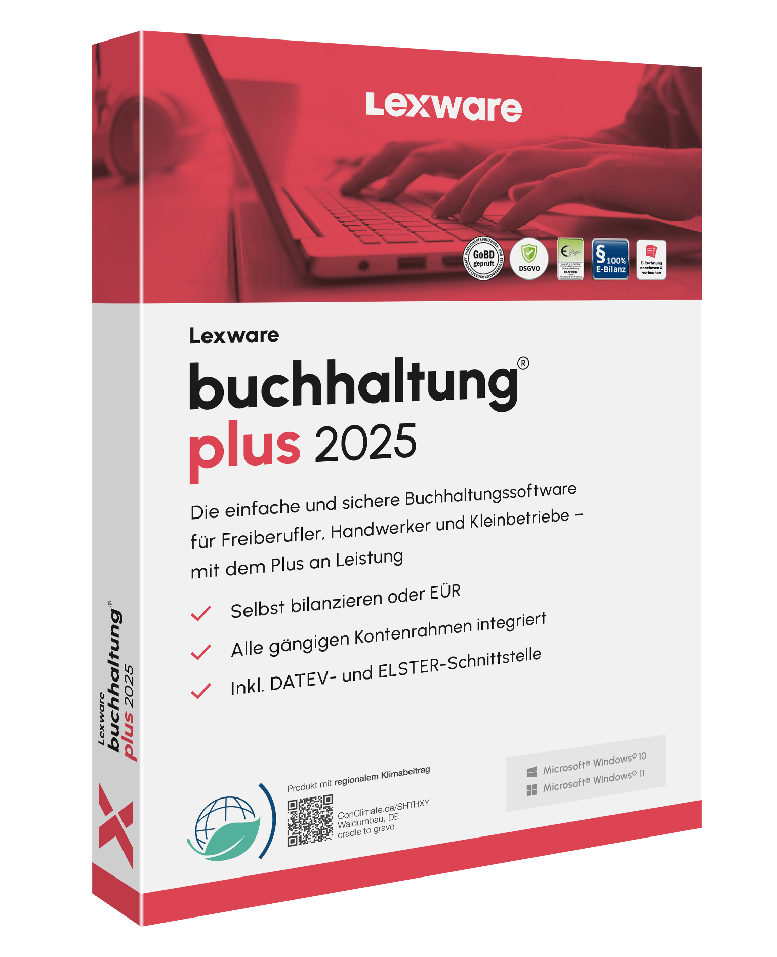 Lexware buchhaltung plus 2025 Jahresversion (365-Tage) Contabilità 1 anno/i