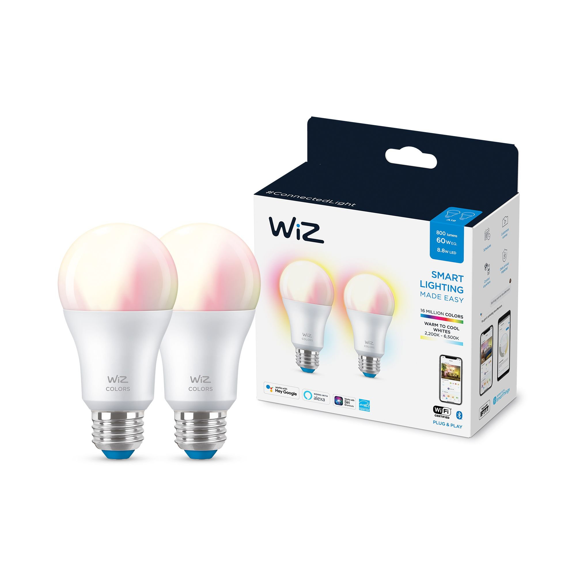 WiZ 046677603502 smart lighting Smart bulb Wi-Fi/Bluetooth – image 6