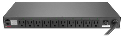 Vertiv PM10-L20A power distribution unit (PDU) 1U Black