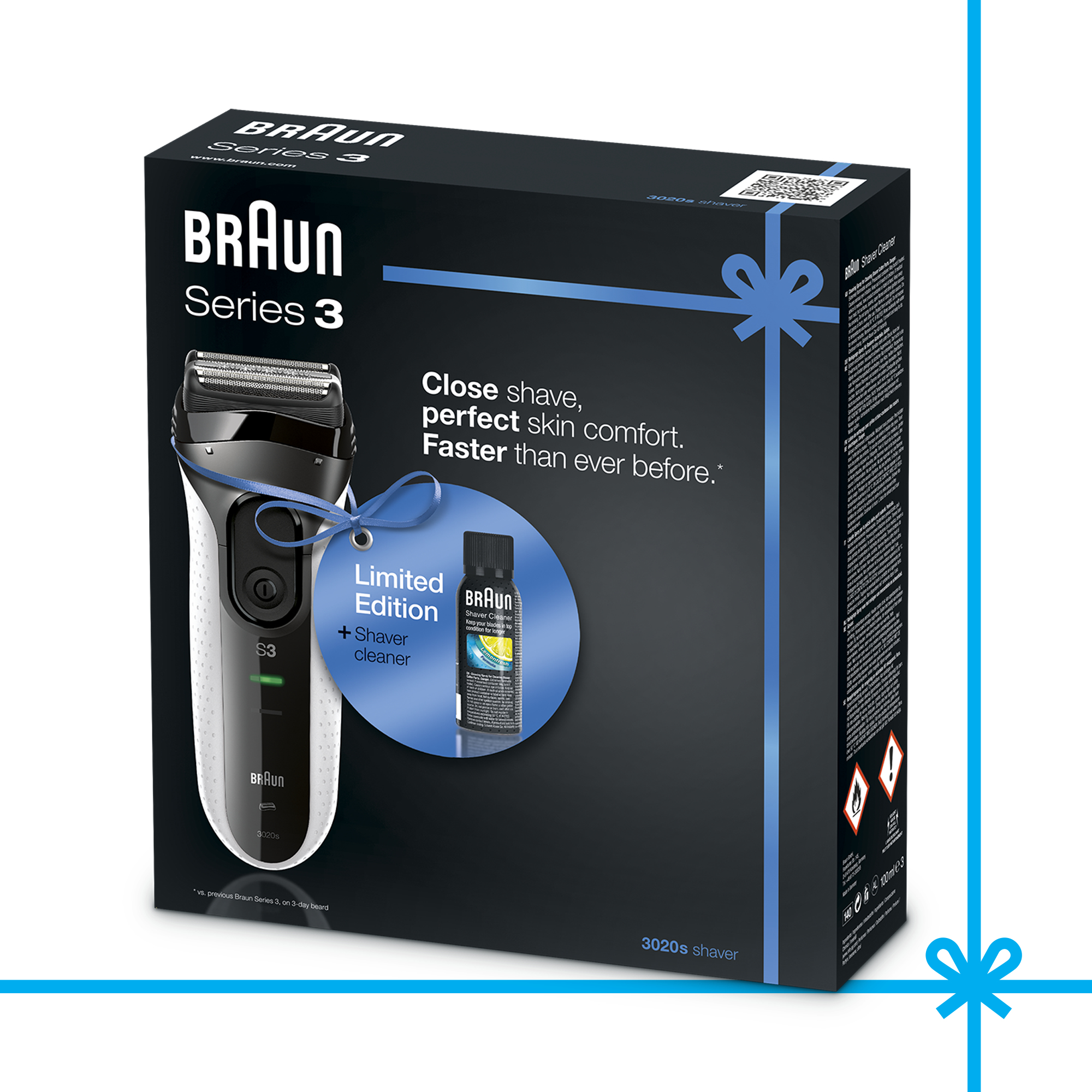 Braun Series 3 3020 + Shaver Cleaner – image 4