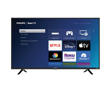 40PFL4775/F7 TV PHILIPS 40 ROKU SMART TV FHD 1080p CONTROL DE VOZ POR APP AIRPLAY ALEXA SIRI GOOGLE ASSISTANT 40PFL4775/F7